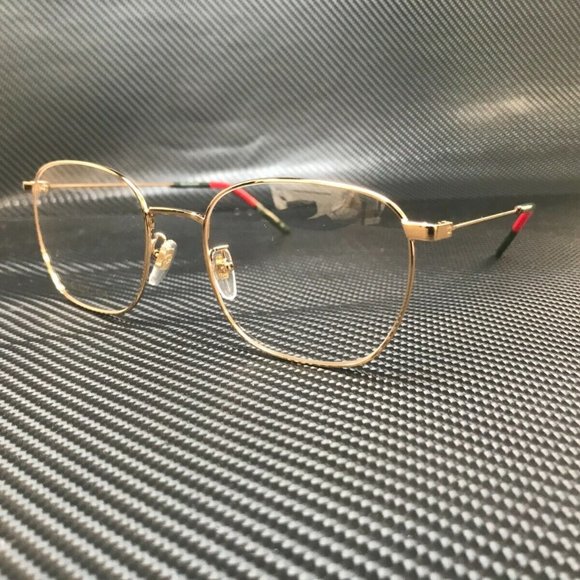 Gucci Gold Rectangle Men's Eyeglasses! New! - Picture 1 of 5